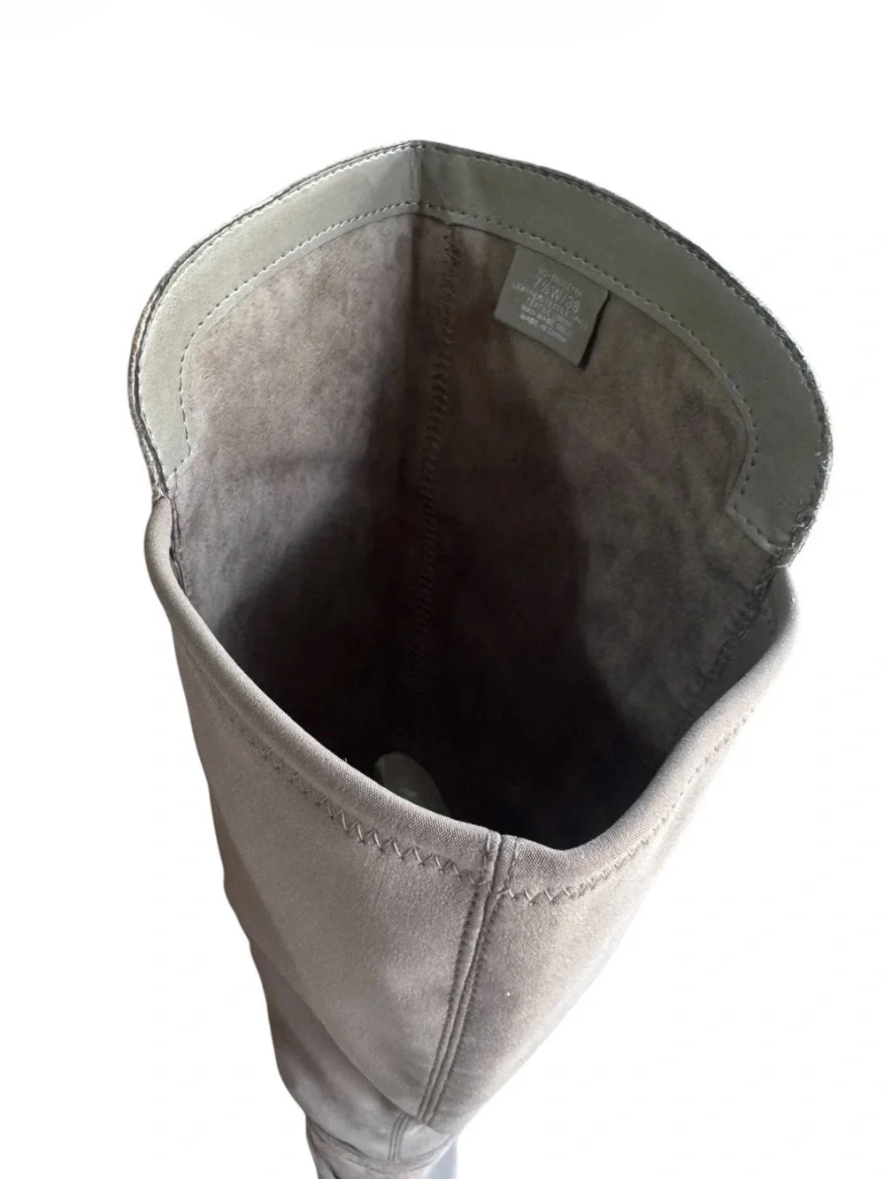 Vince Camuto Pauletta VC-Pauletta Knee High Boots Taupe Leather 7.5 W